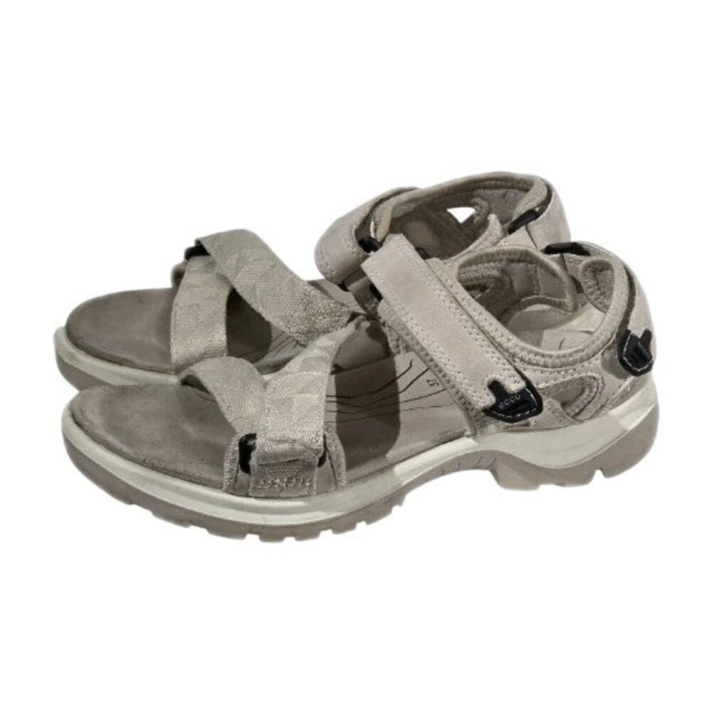 ECCO Women's Off road Yucatan Walking Sandals Limestone Beige Size 37/ US 7
